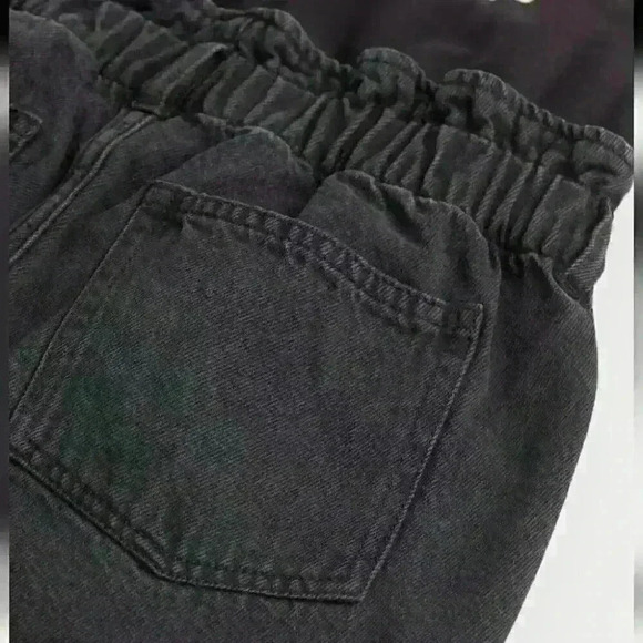 H&M Mama Paper Bag Maternity  Jeans - size XS NWT - Picture 2 of 5